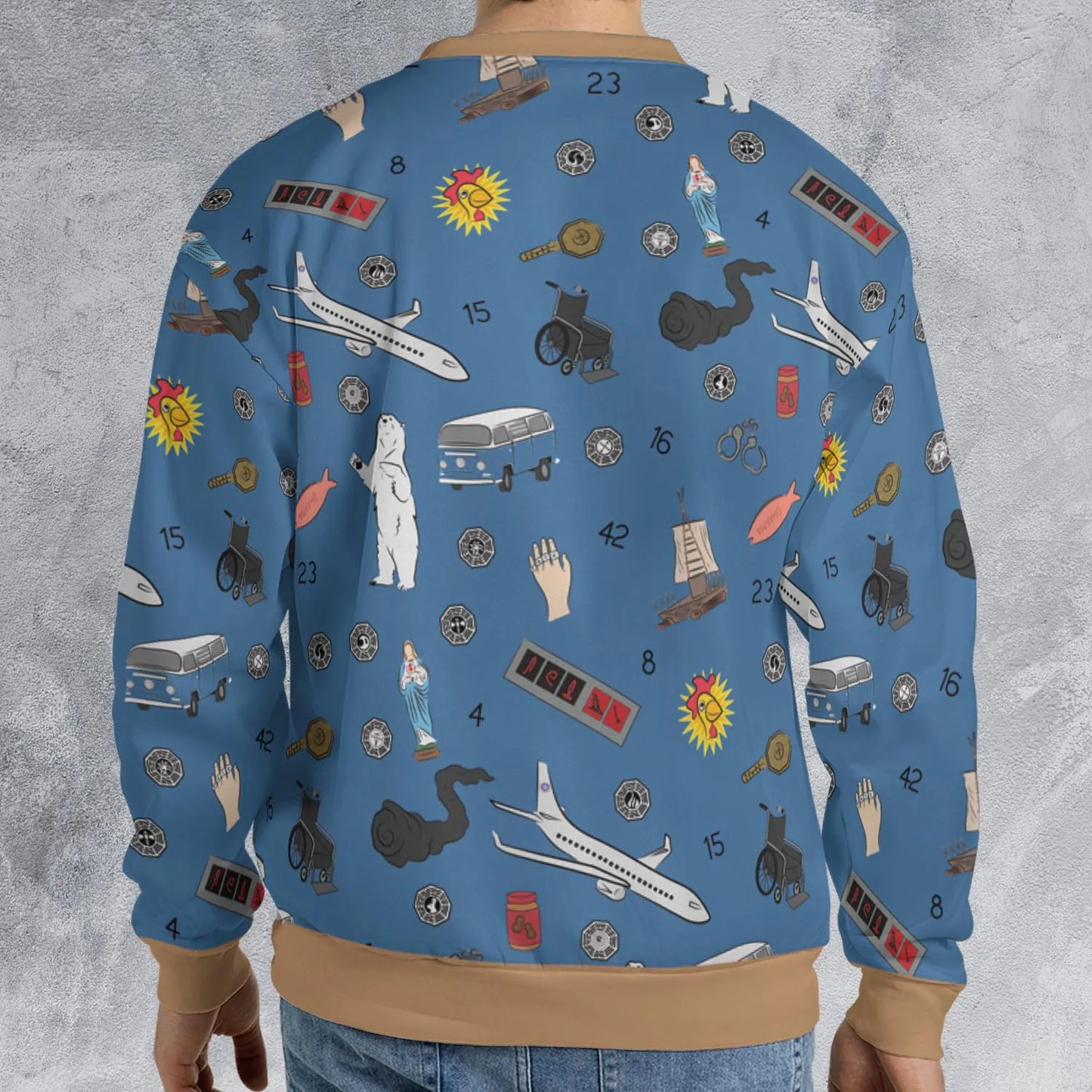All-over Print Sweatshirt - QGX9QJYF