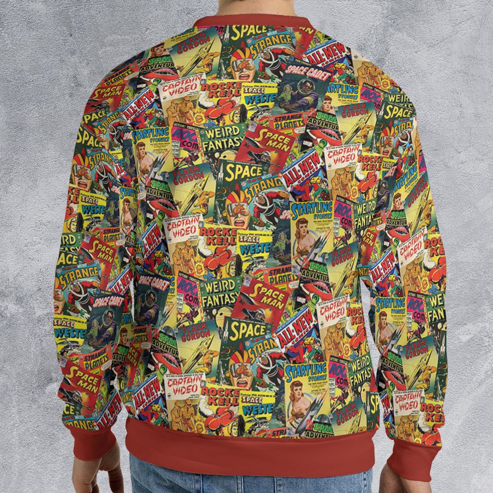 All-over Print Sweatshirt - PWBEKN7Z - - 2