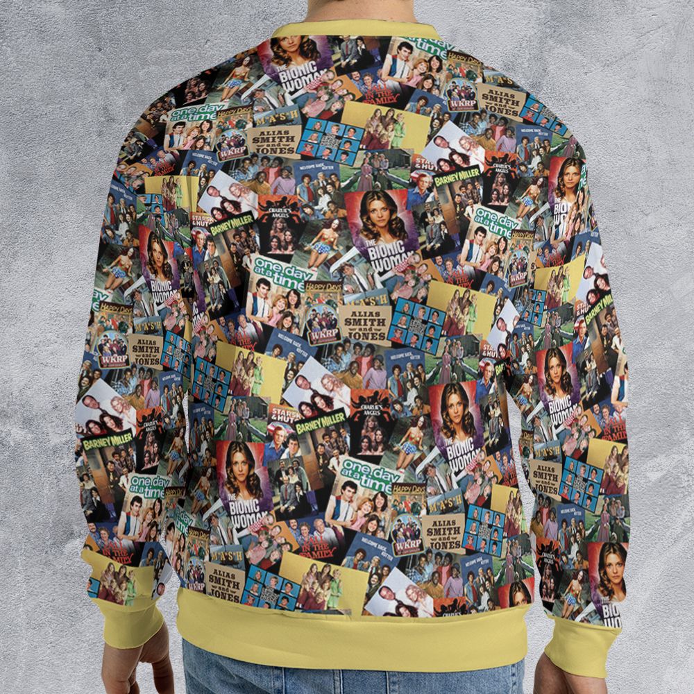 All-over Print Sweatshirt - RU86FPUK - - 2