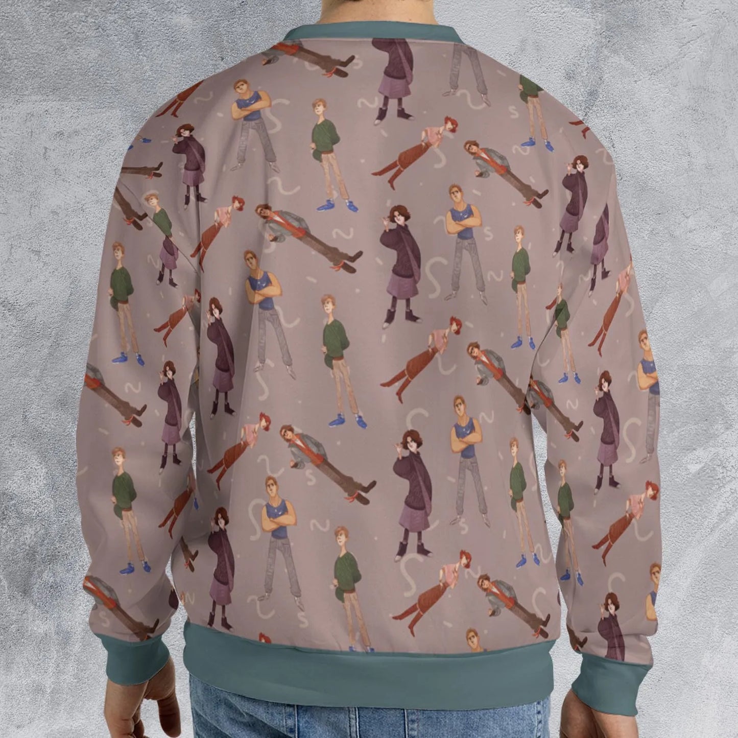 All-over Print Sweatshirt - 487ZD9W5