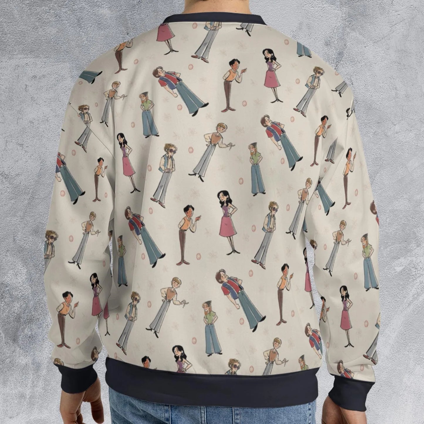 All-over Print Sweatshirt - NSME62XL
