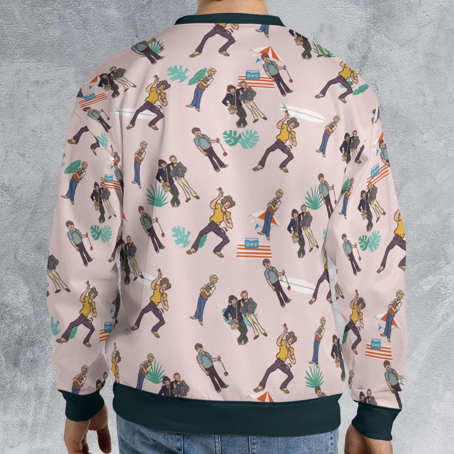 All-over Print Sweatshirt - V3JEUX44