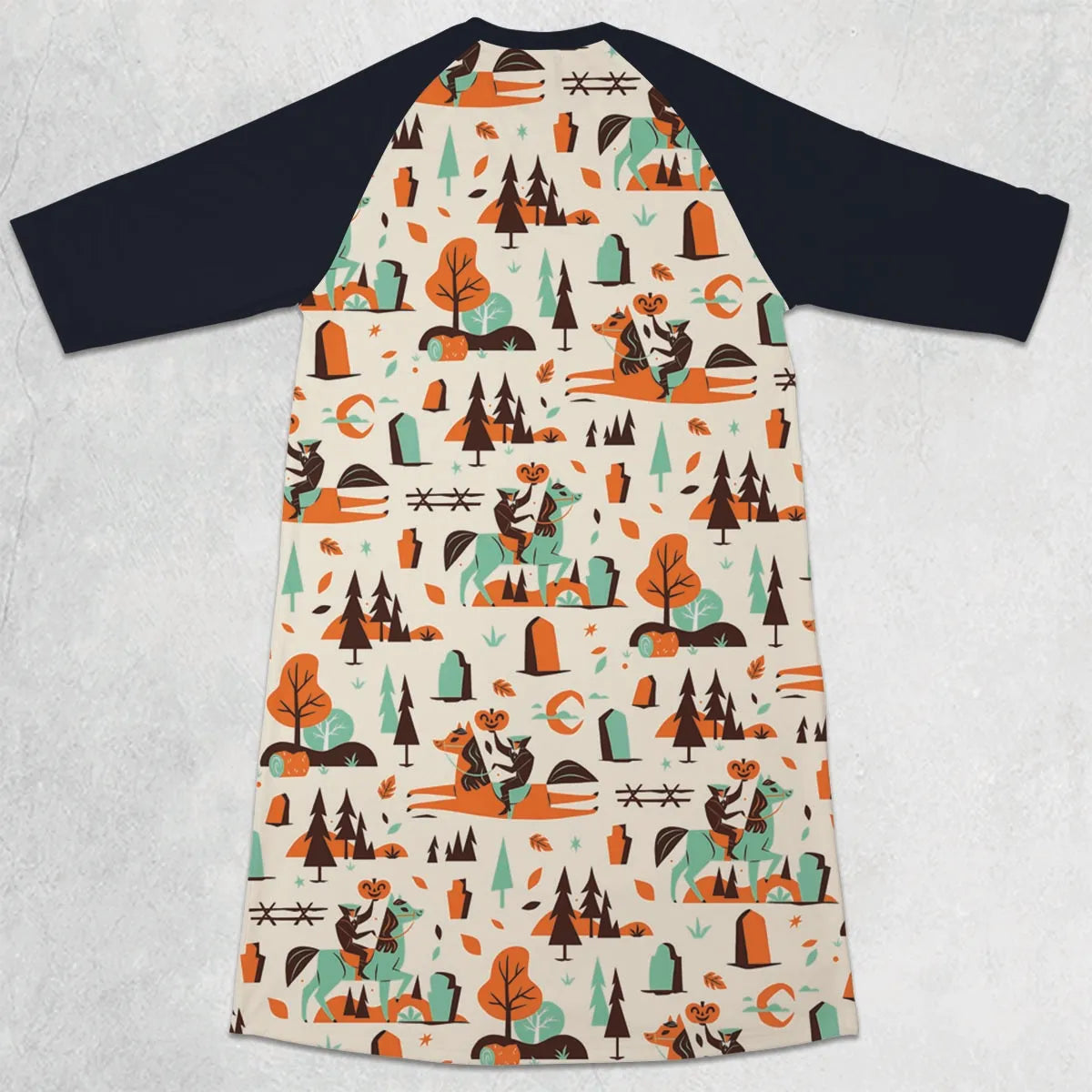 3/4 Sleeve Raglan Dress - 9PPXEH9U