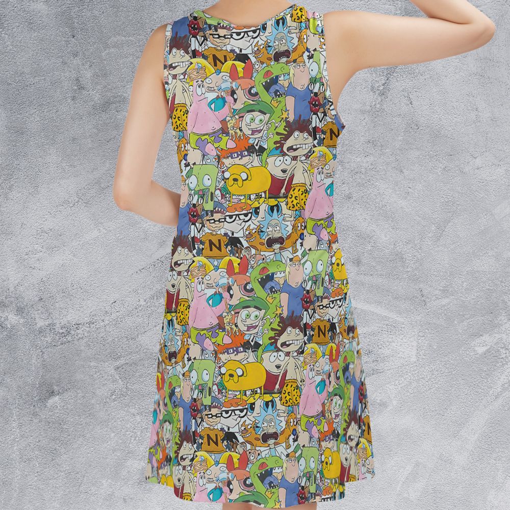 Sleeveless Dress - B2XRFEJT - - 2