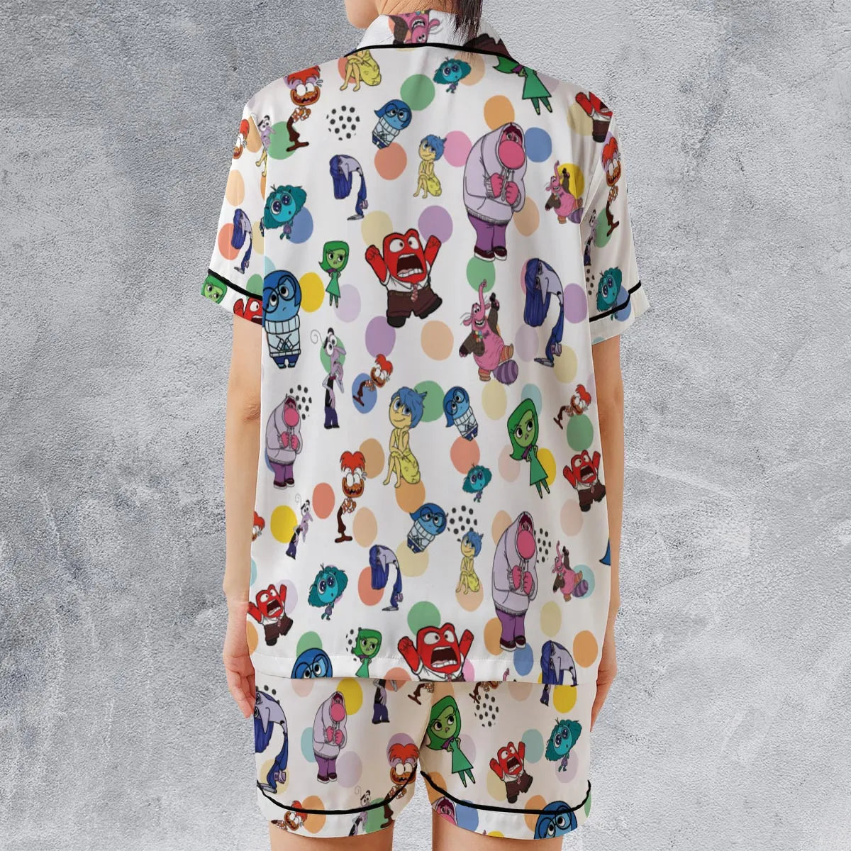 Satin Short-Sleeve Pajamas Set - KKBX19NG
