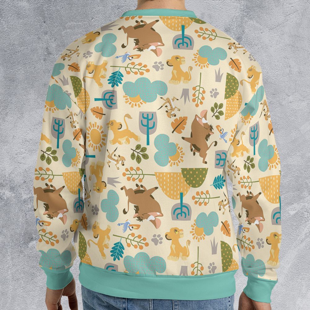 All-over Print Sweatshirt - S5L6B3AR - - 2