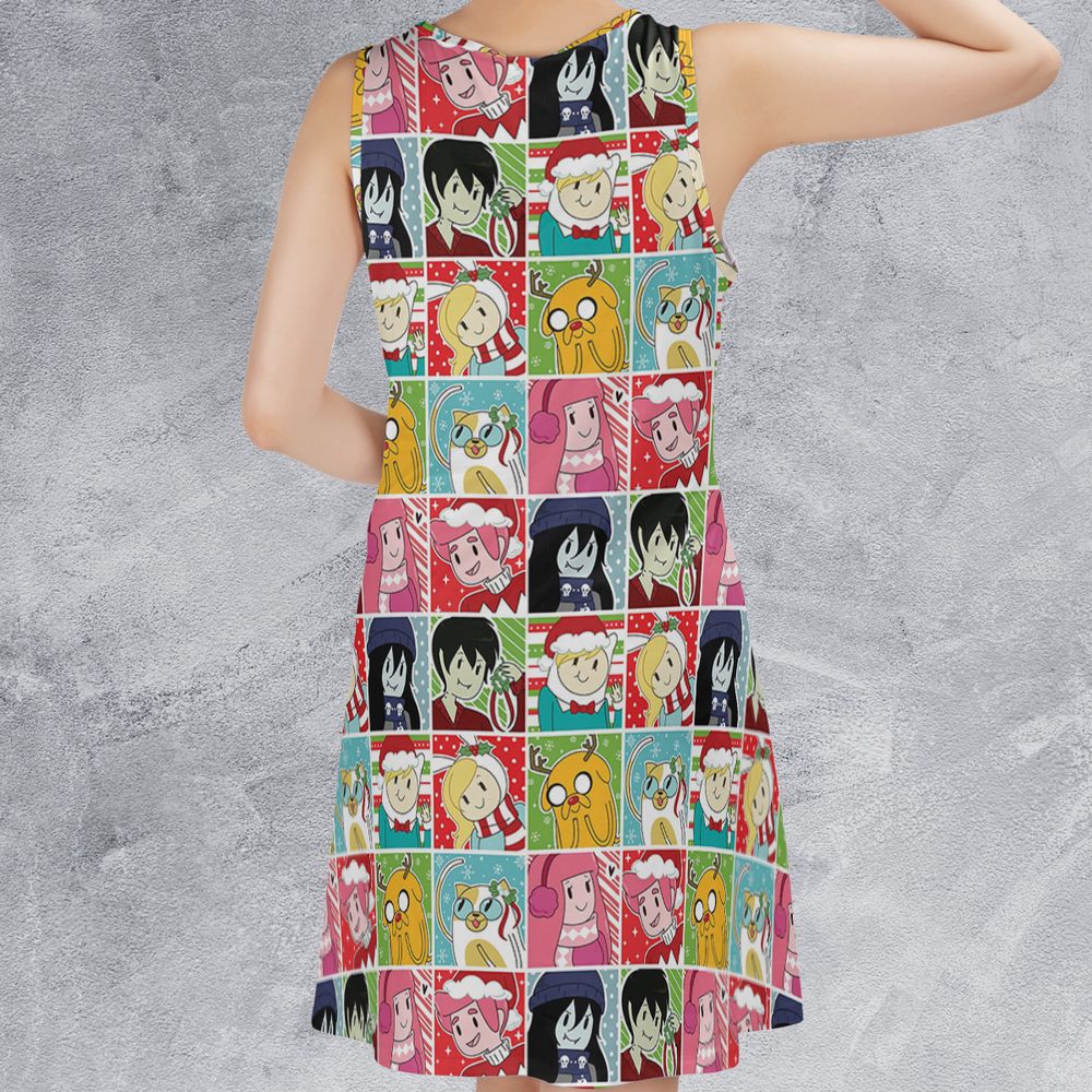 Sleeveless Dress - BVXCEFGD - - 2