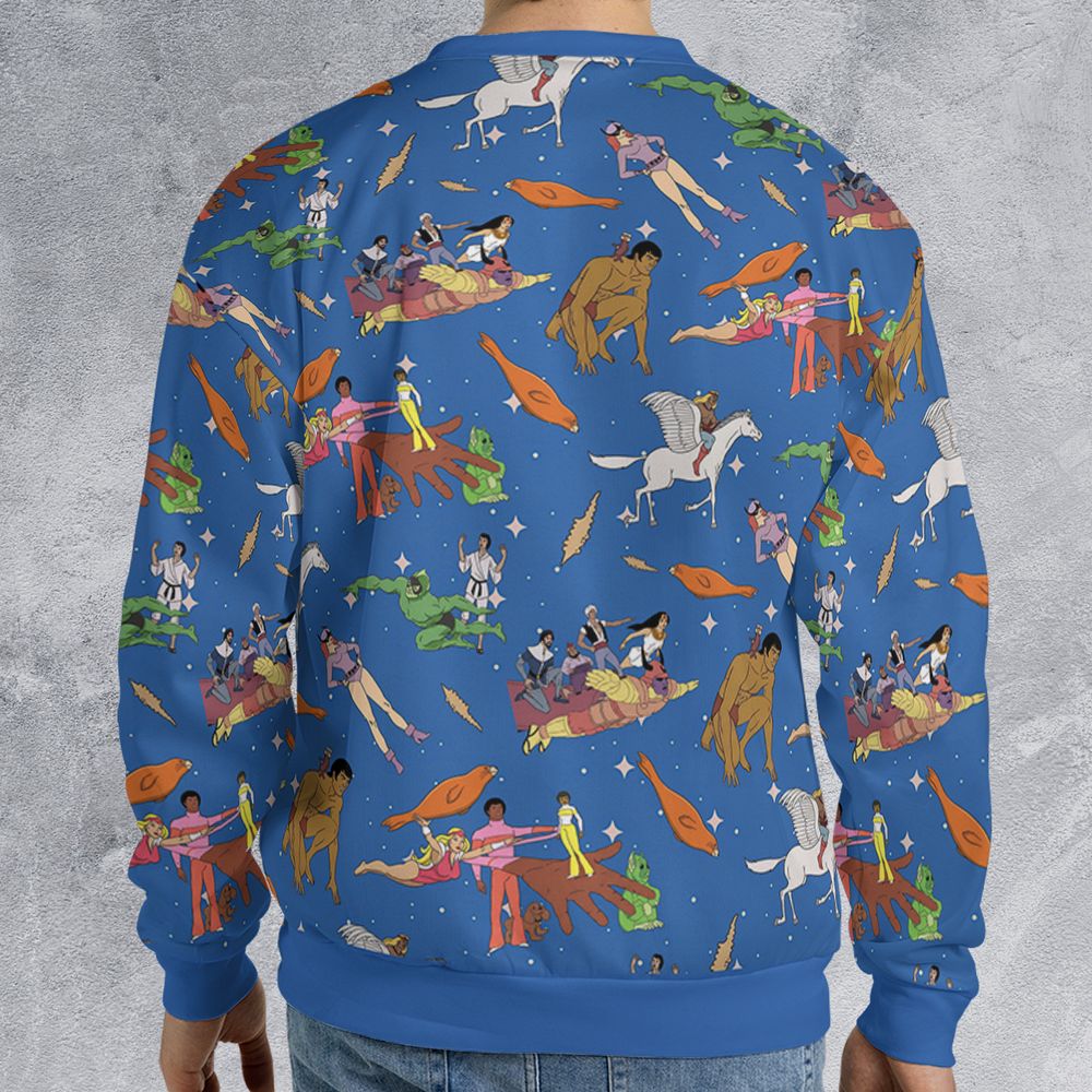 All-over Print Sweatshirt - U3JYZY5M - - 2