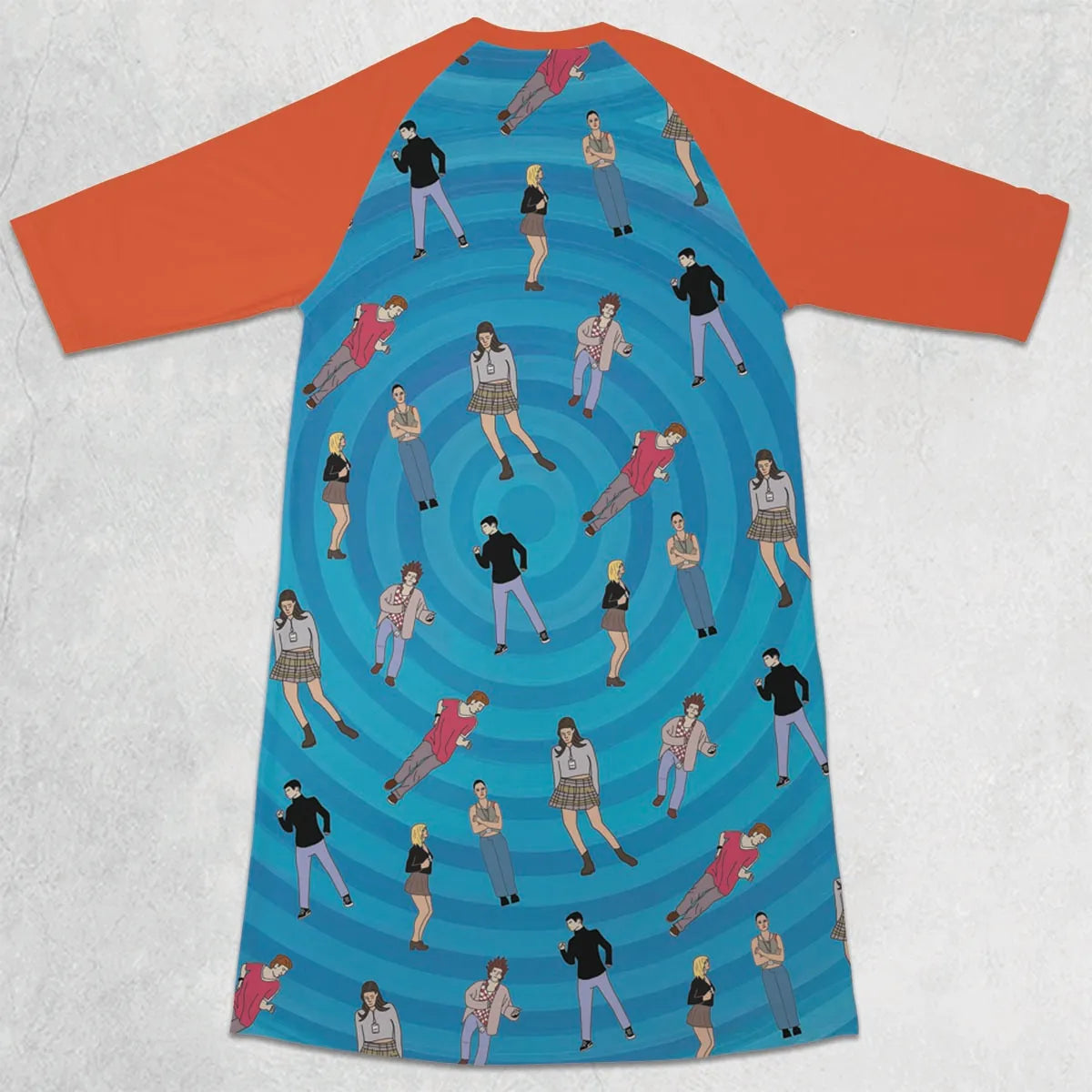 3/4 Sleeve Raglan Dress - 3TSUPQT1