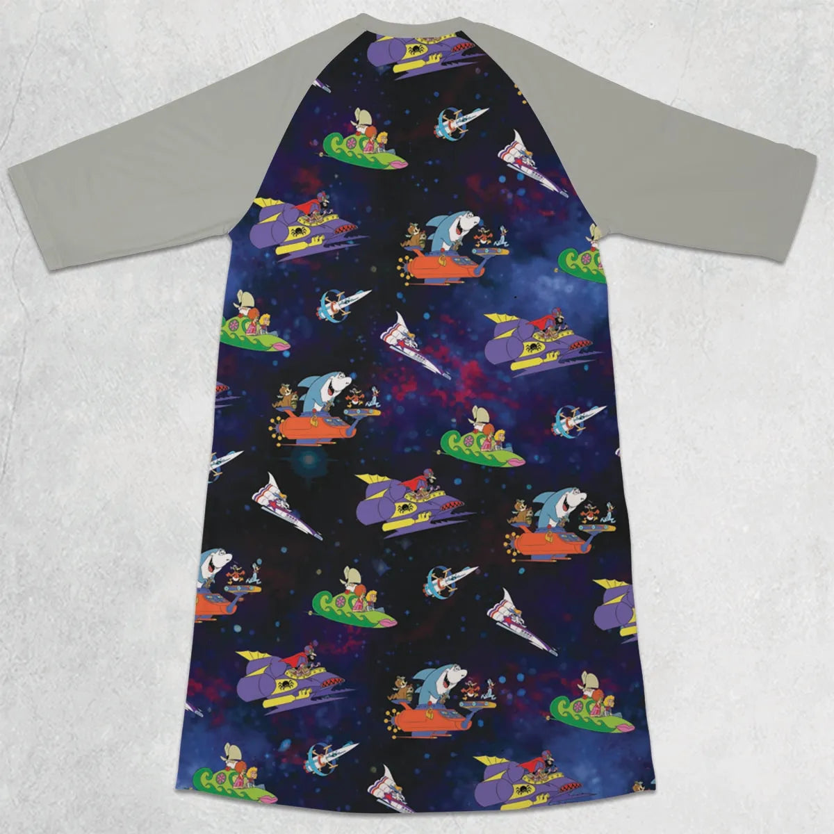 3/4 Sleeve Raglan Dress - 984MBTJZ