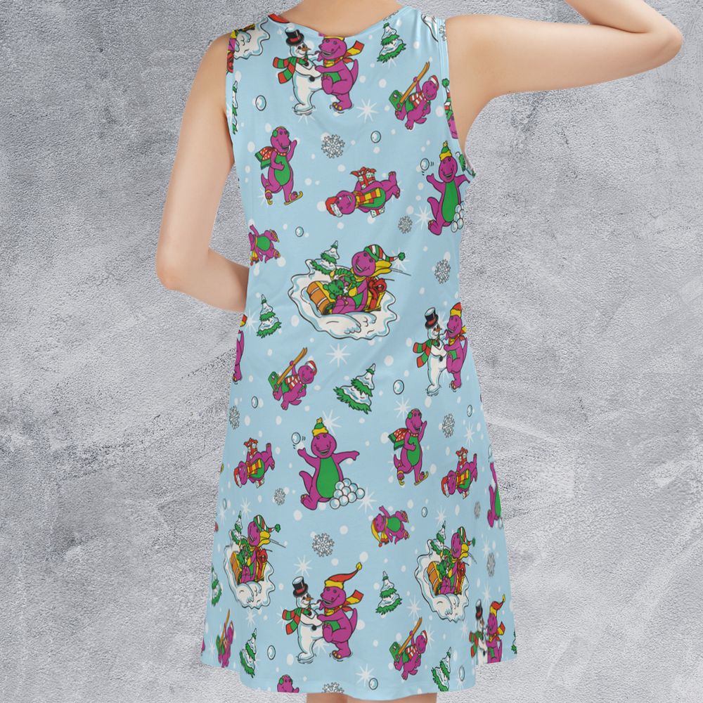 Barney and friend Sleeveless Dress - - 2