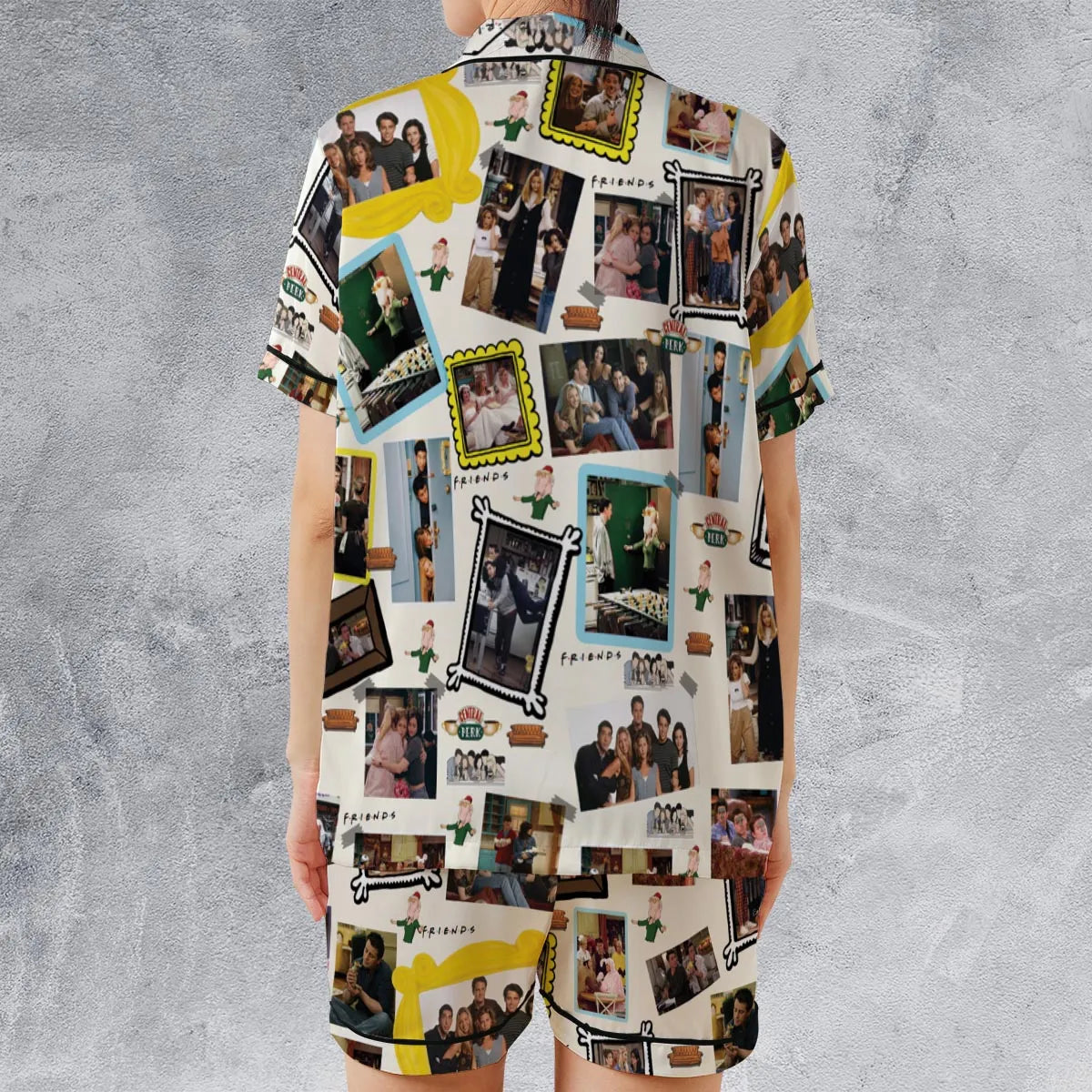 Satin Short-Sleeve Pajamas Set - 6ETQ4UTL