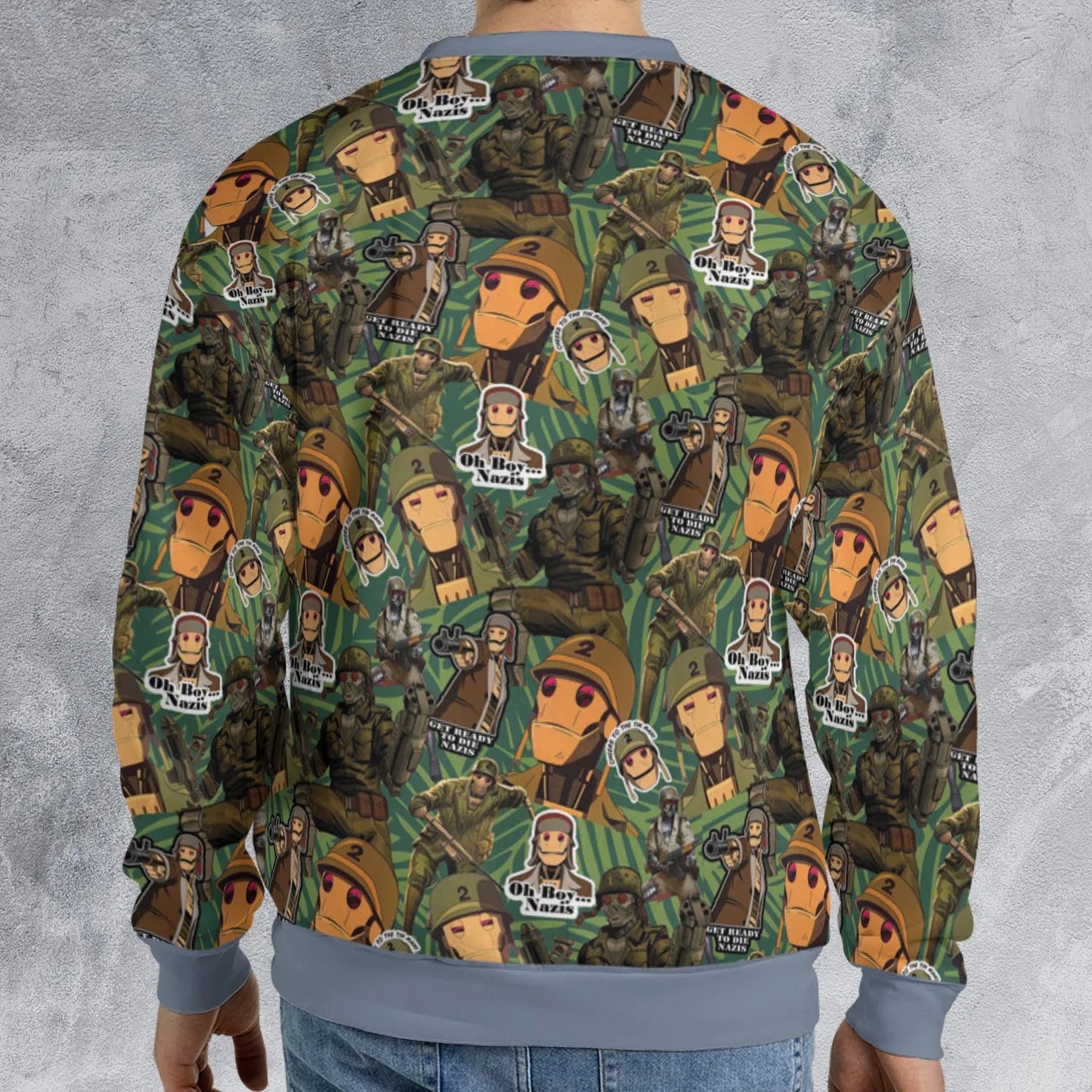 All-over Print Sweatshirt - HZD7TLTJ