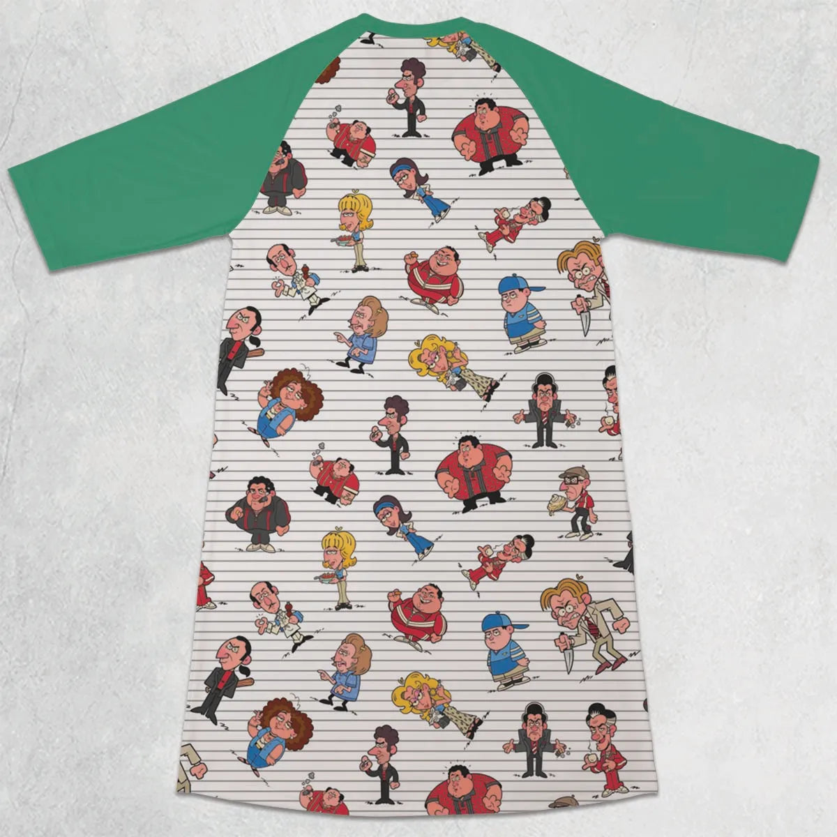 3/4 Sleeve Raglan Dress - AQ8E2DXZ