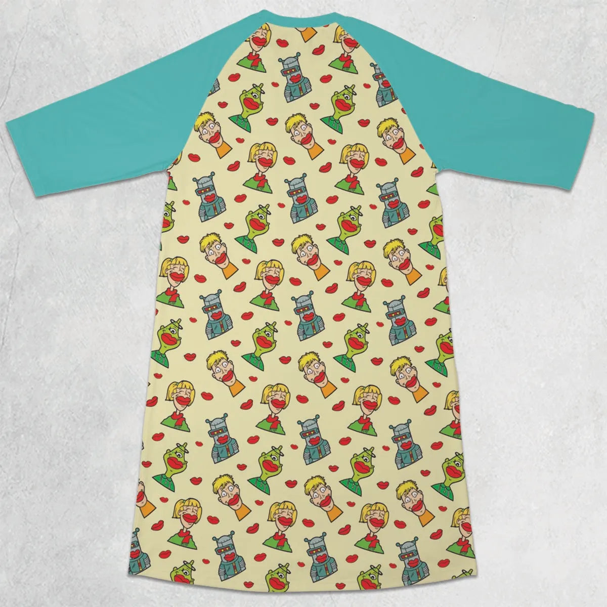 3/4 Sleeve Raglan Dress - A16HHMYP