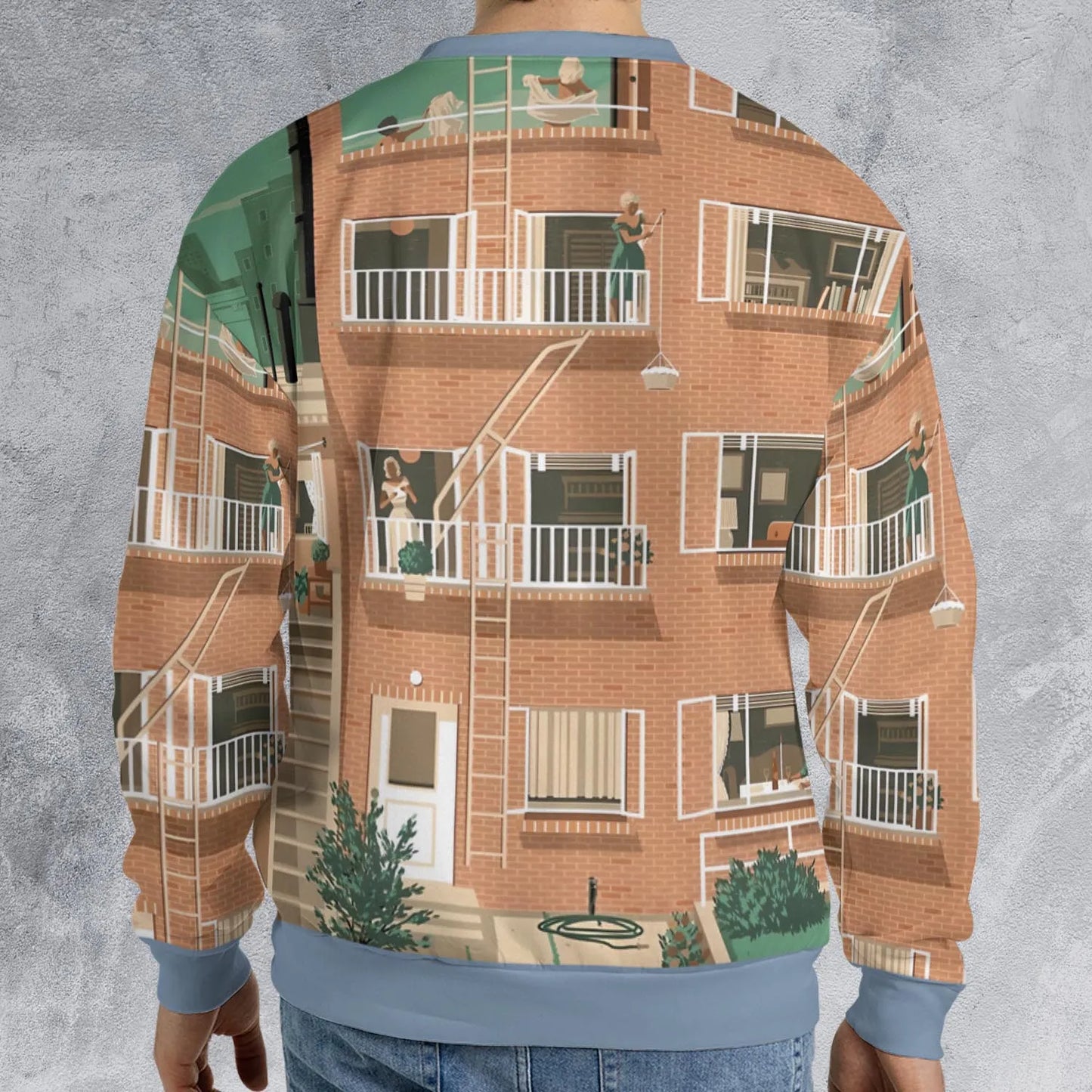 All-over Print Sweatshirt - ZF95FTD2