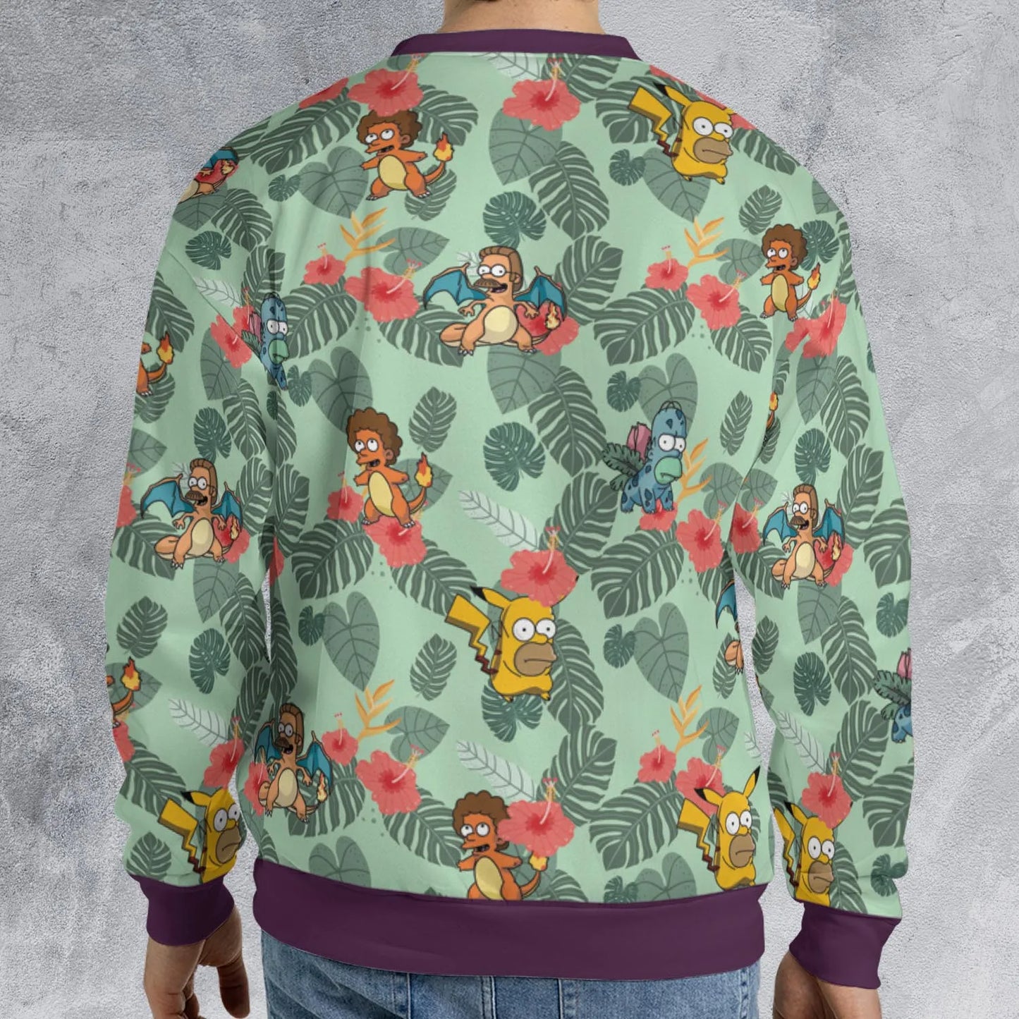 All-over Print Sweatshirt - AJKB7WGB