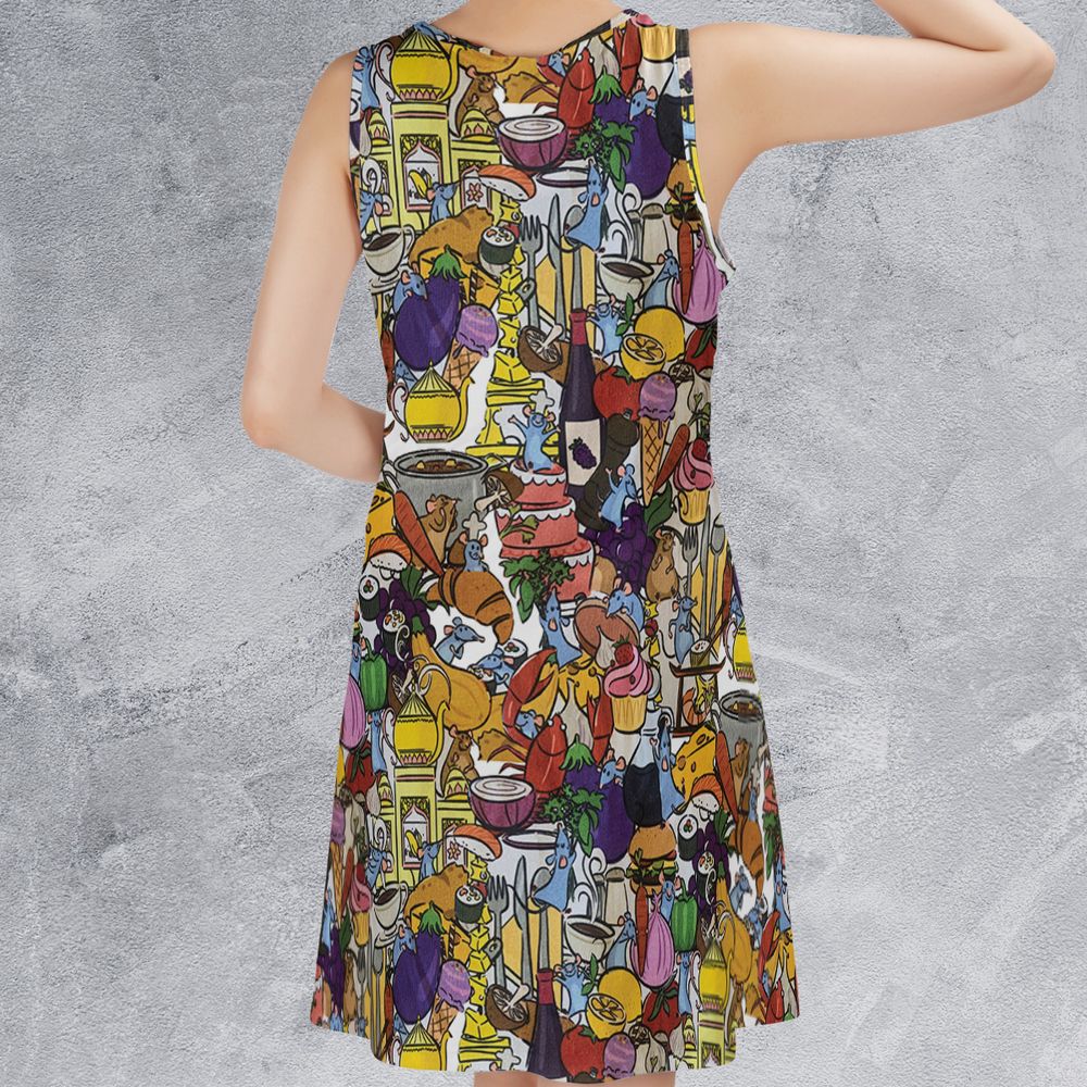 Sleeveless Dress - SZ6L46WL - - 2