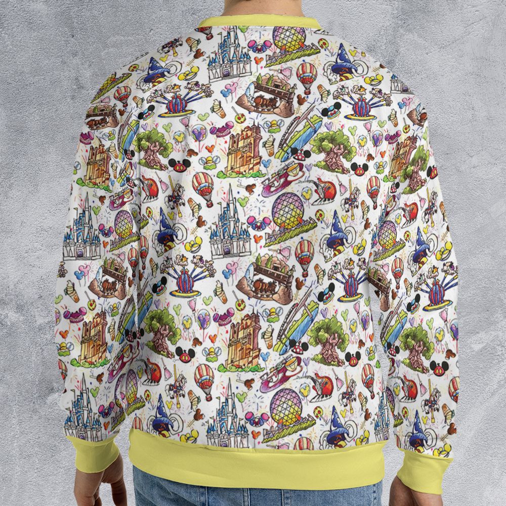 All-over Print Sweatshirt - HPY95LZ6 - - 2