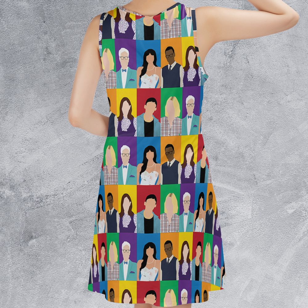 Sleeveless Dress - CWPAS4PB - - 2