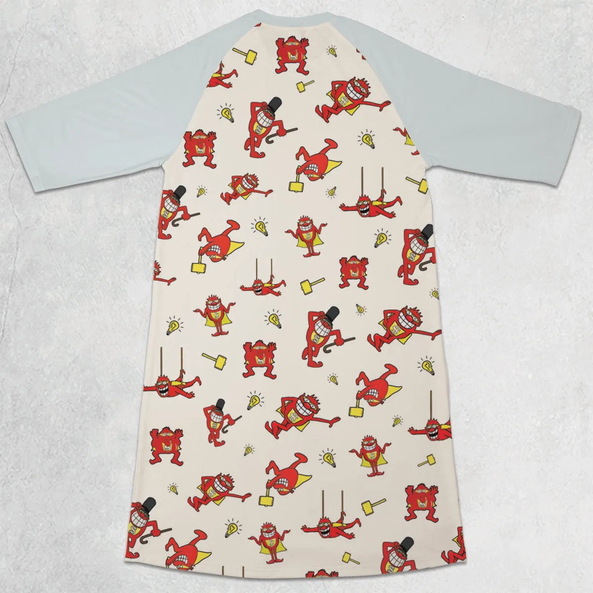 3/4 Sleeve Raglan Dress - GXSR67B5