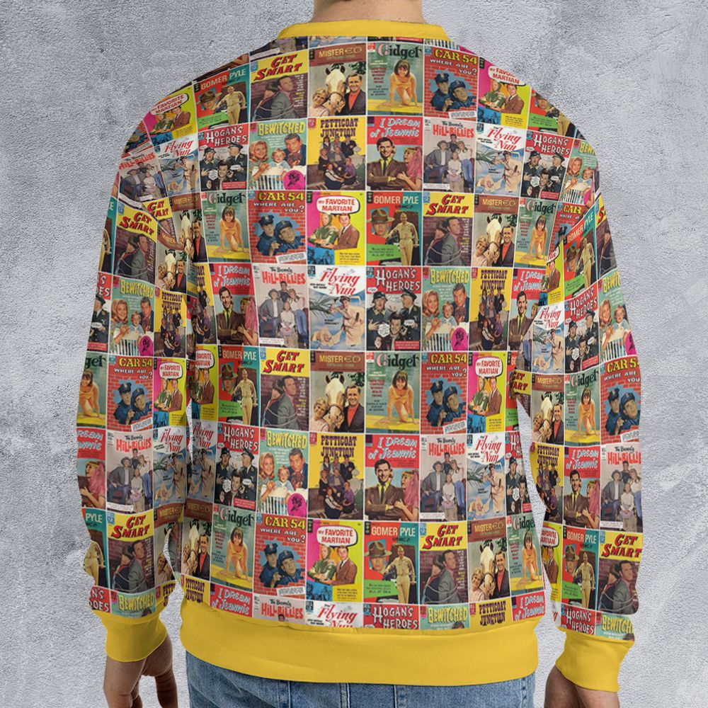 All-over Print Sweatshirt - VSHEYJNH - - 2