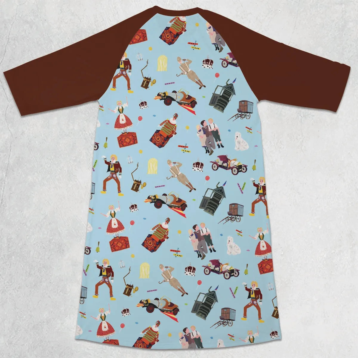 3/4 Sleeve Raglan Dress - QZ5YDQDG