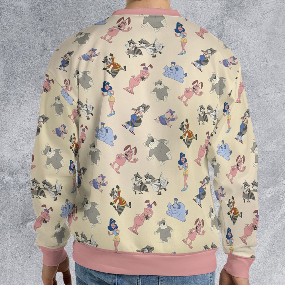 All-over Print Sweatshirt - 4ZE526EB - - 2