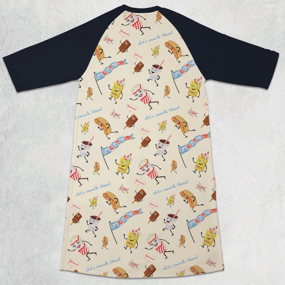3/4 Sleeve Raglan Dress - L4Y3A4FF