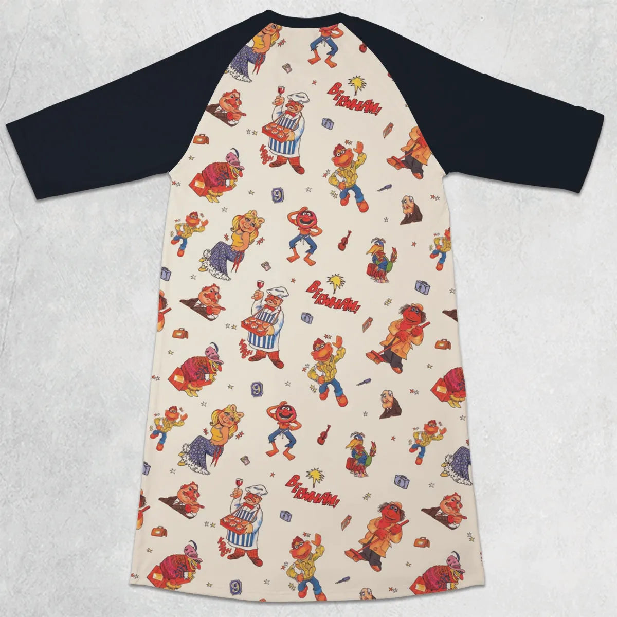 3/4 Sleeve Raglan Dress - NH3BAXGW