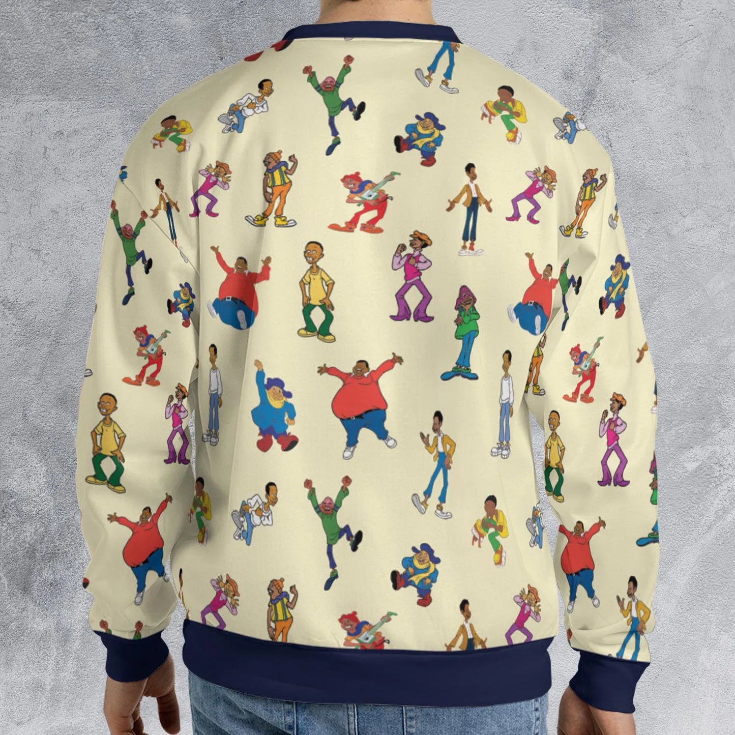 All-over Print Sweatshirt - TKN6NF75