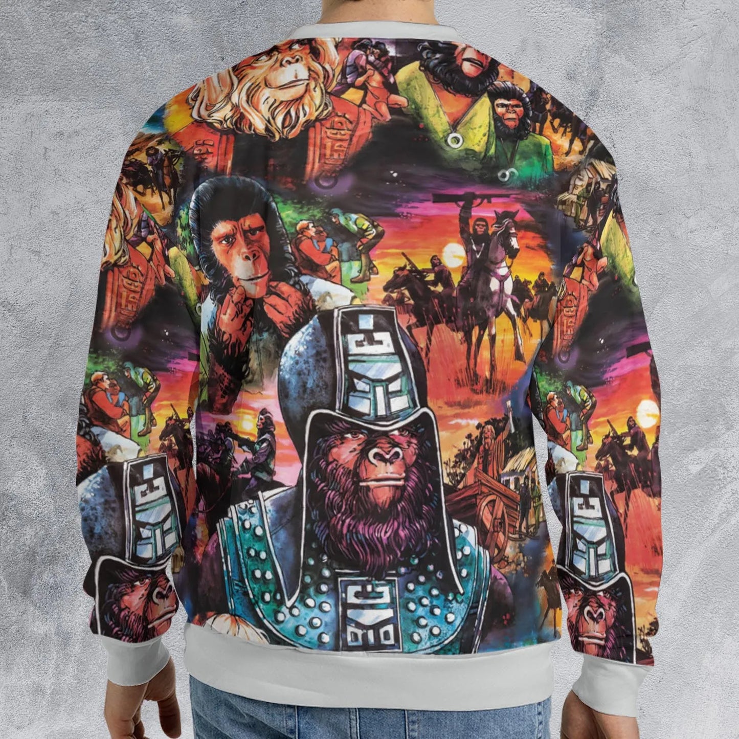 All-over Print Sweatshirt - QWBNS9GR