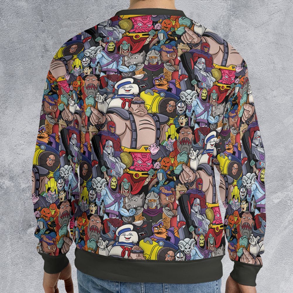 All-over Print Sweatshirt - KEUF5SLR - - 2