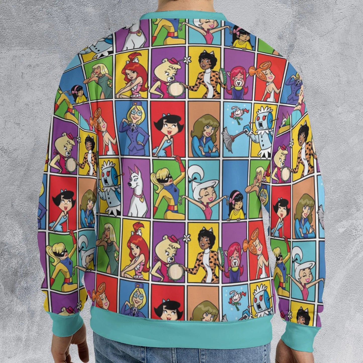 All-over Print Sweatshirt - Q1H2ZSBG