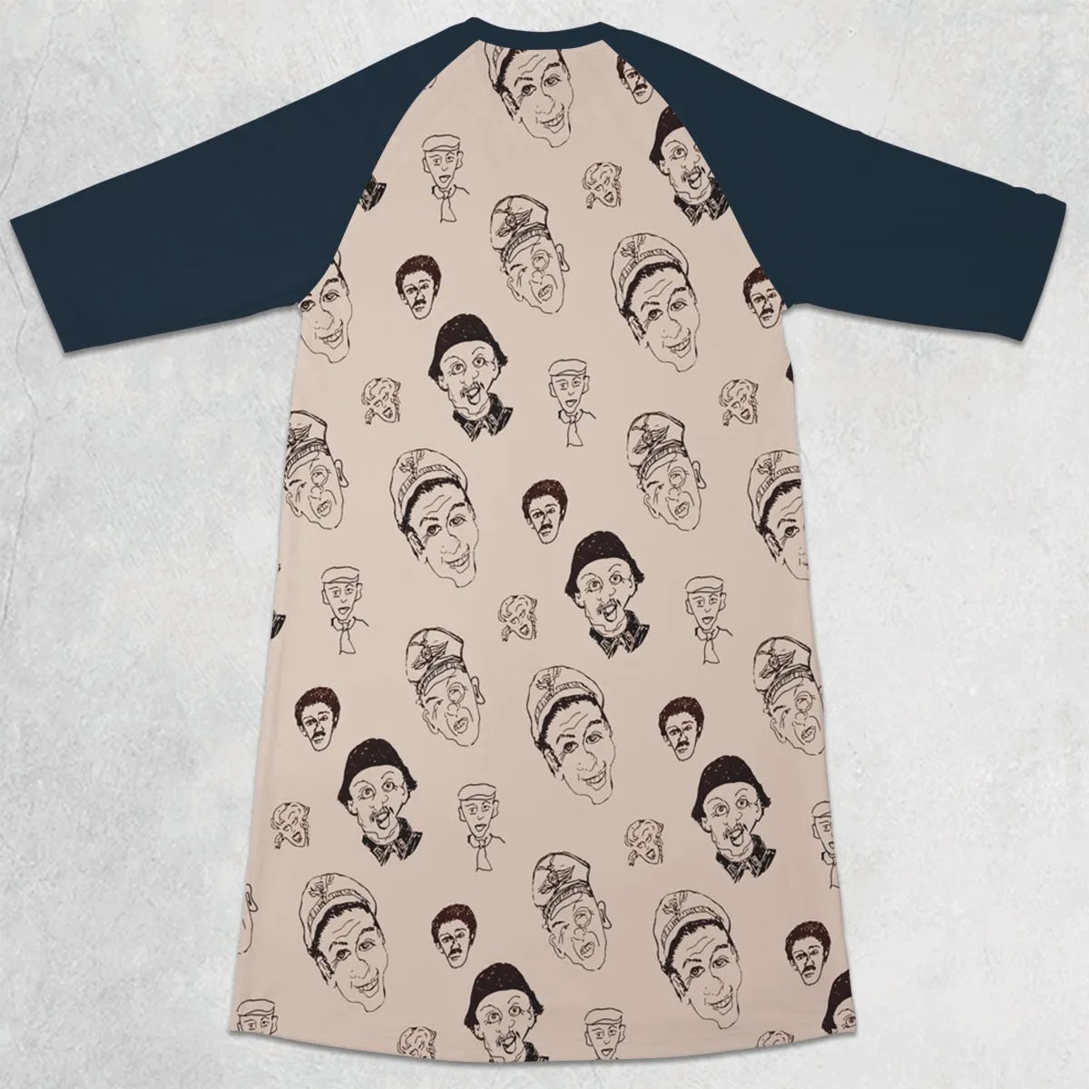 3/4 Sleeve Raglan Dress - RGBRVCHC