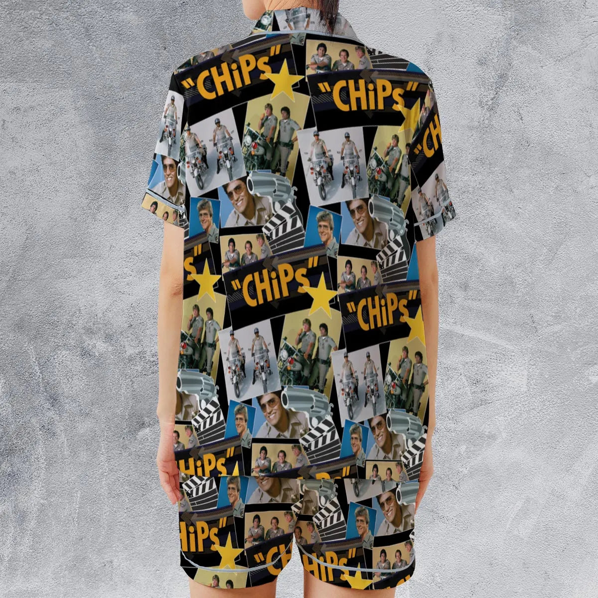 Satin Short-Sleeve Pajamas Set - VM9RRQLV