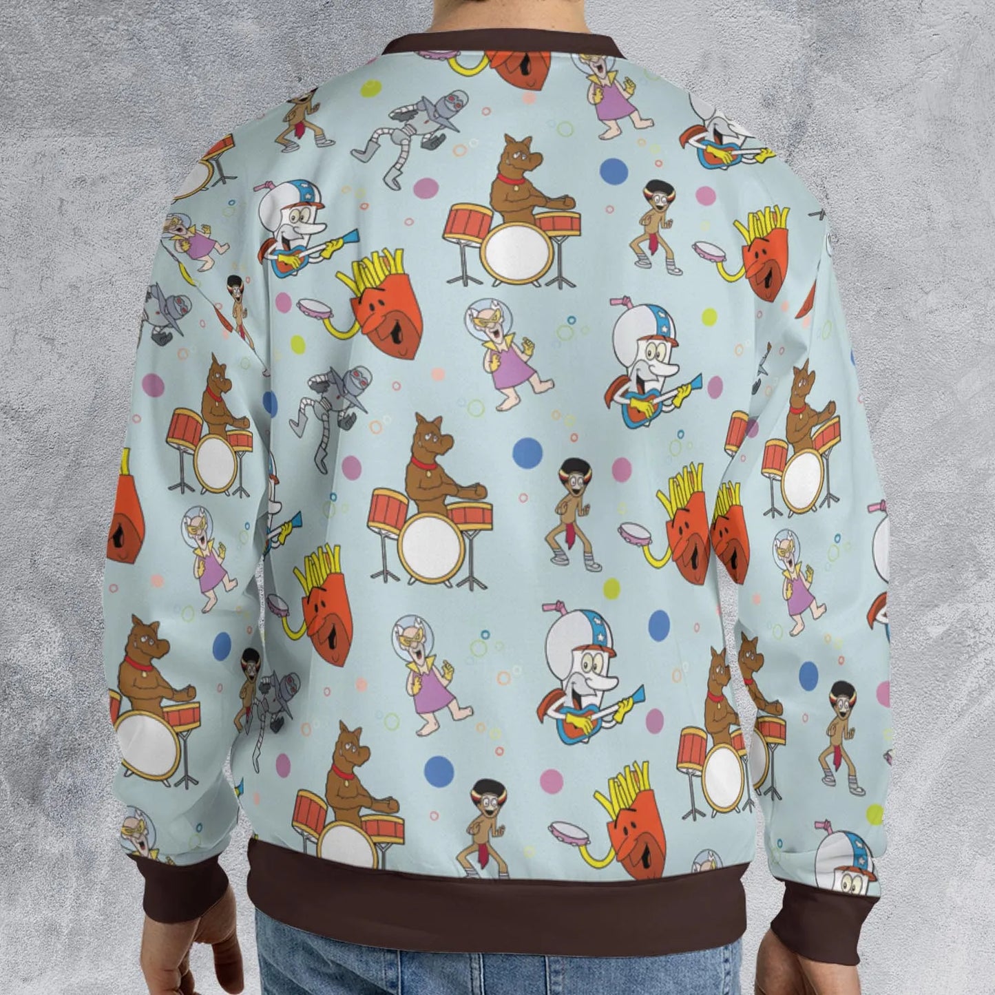 All-over Print Sweatshirt - 67753ECE