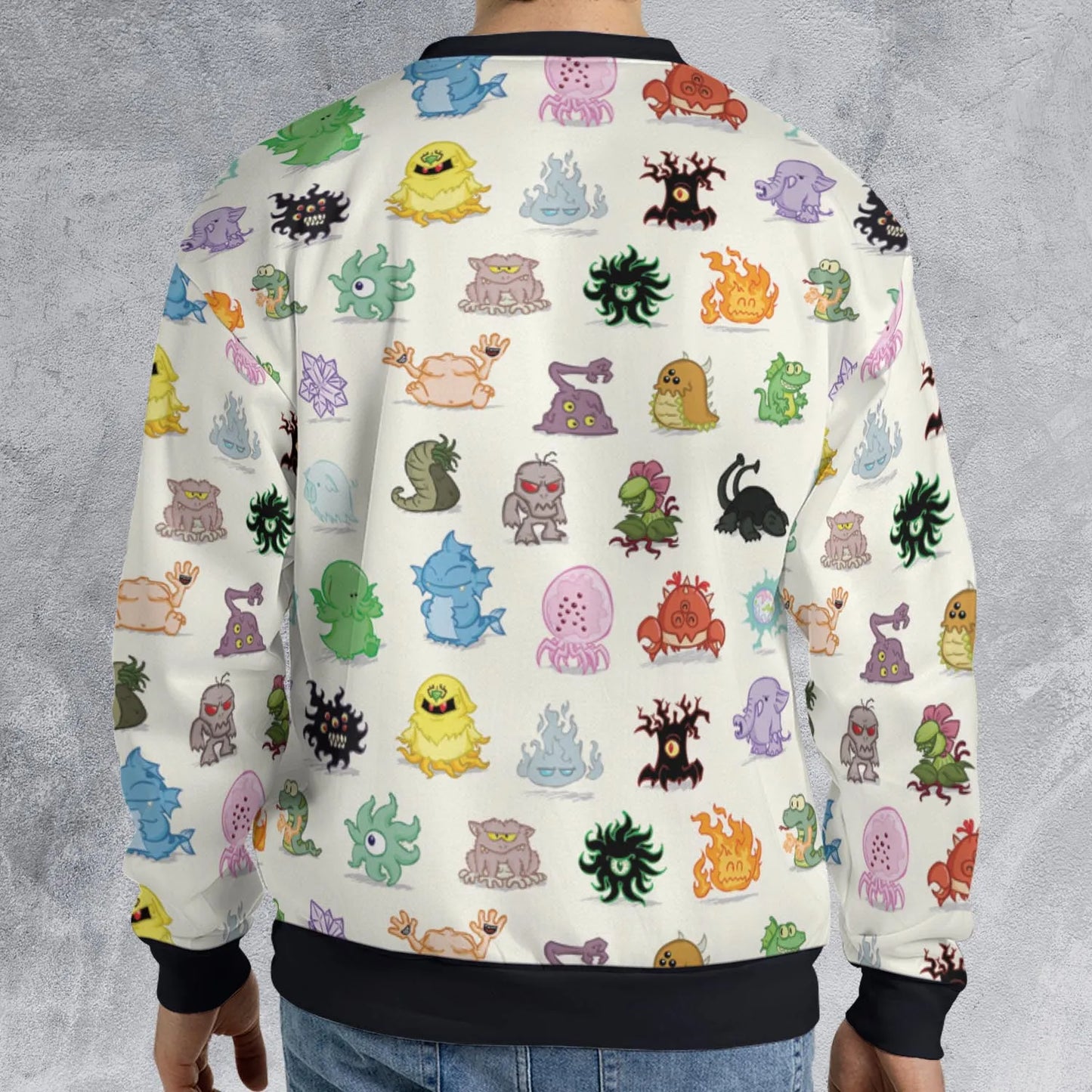 All-over Print Sweatshirt - CDFJGN57