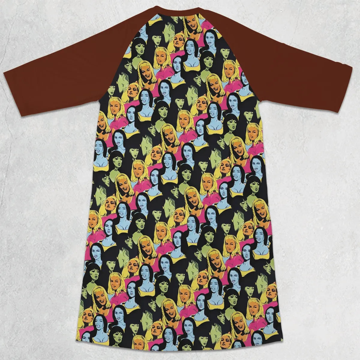 3/4 Sleeve Raglan Dress - WMSZAP1F