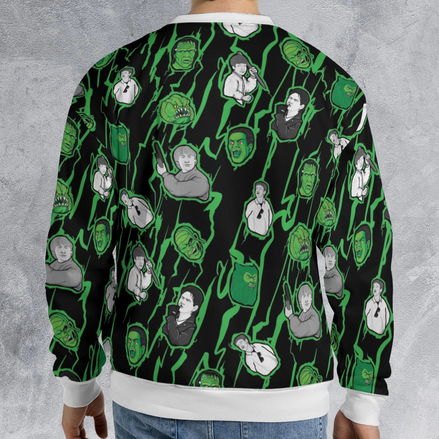 All-over Print Sweatshirt - Q38CNUYW