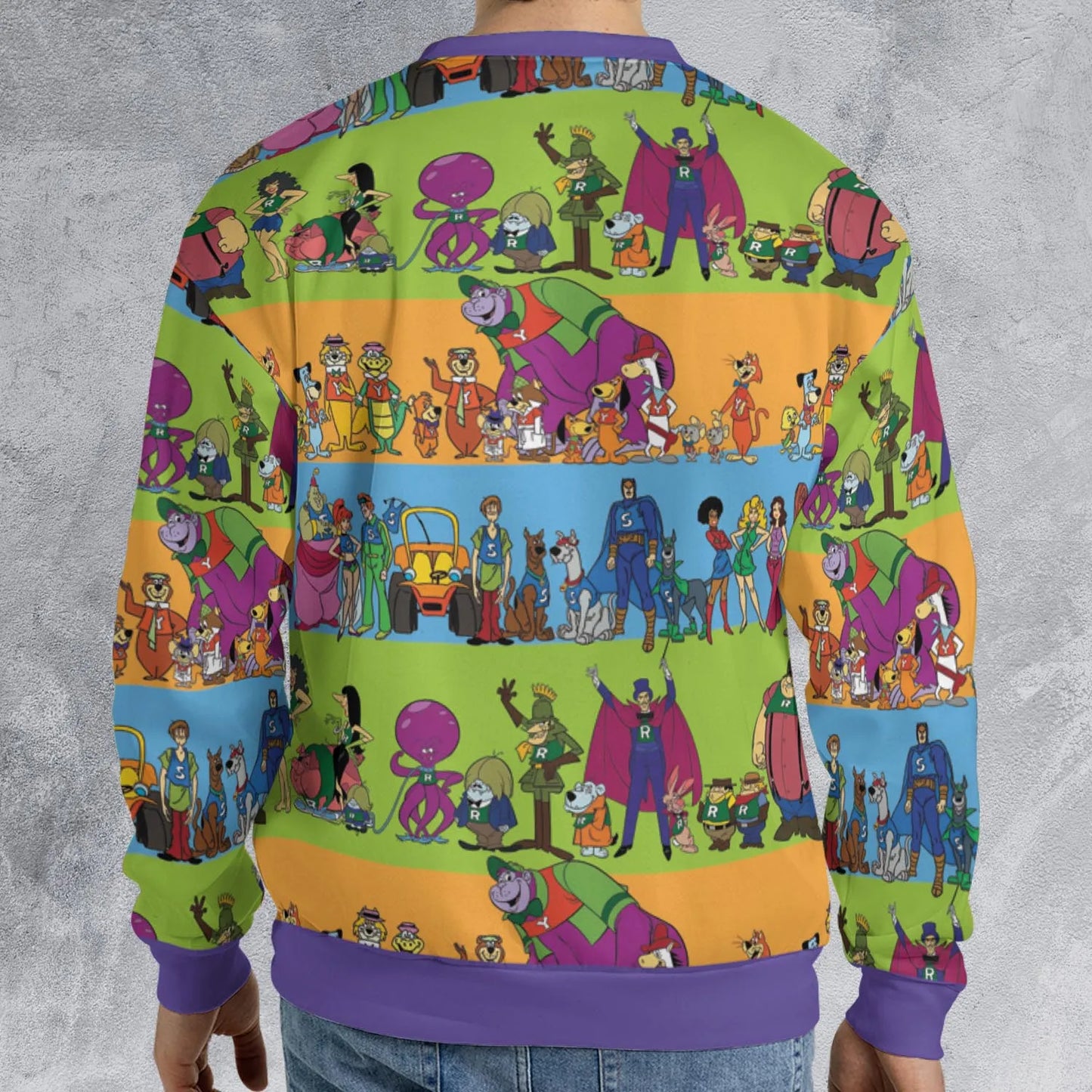 All-over Print Sweatshirt - T84DGH8R