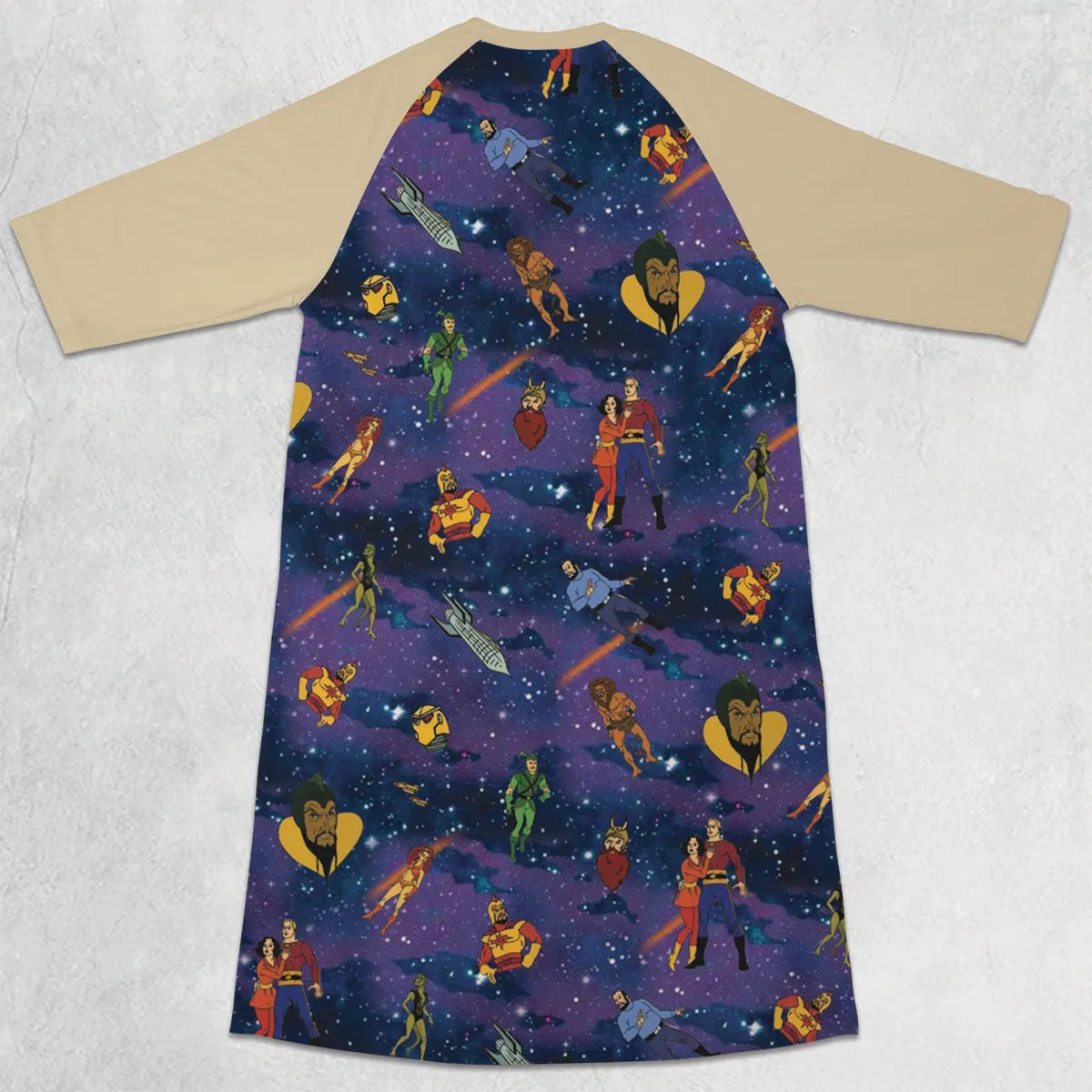 3/4 Sleeve Raglan Dress - ZJUEF2AC