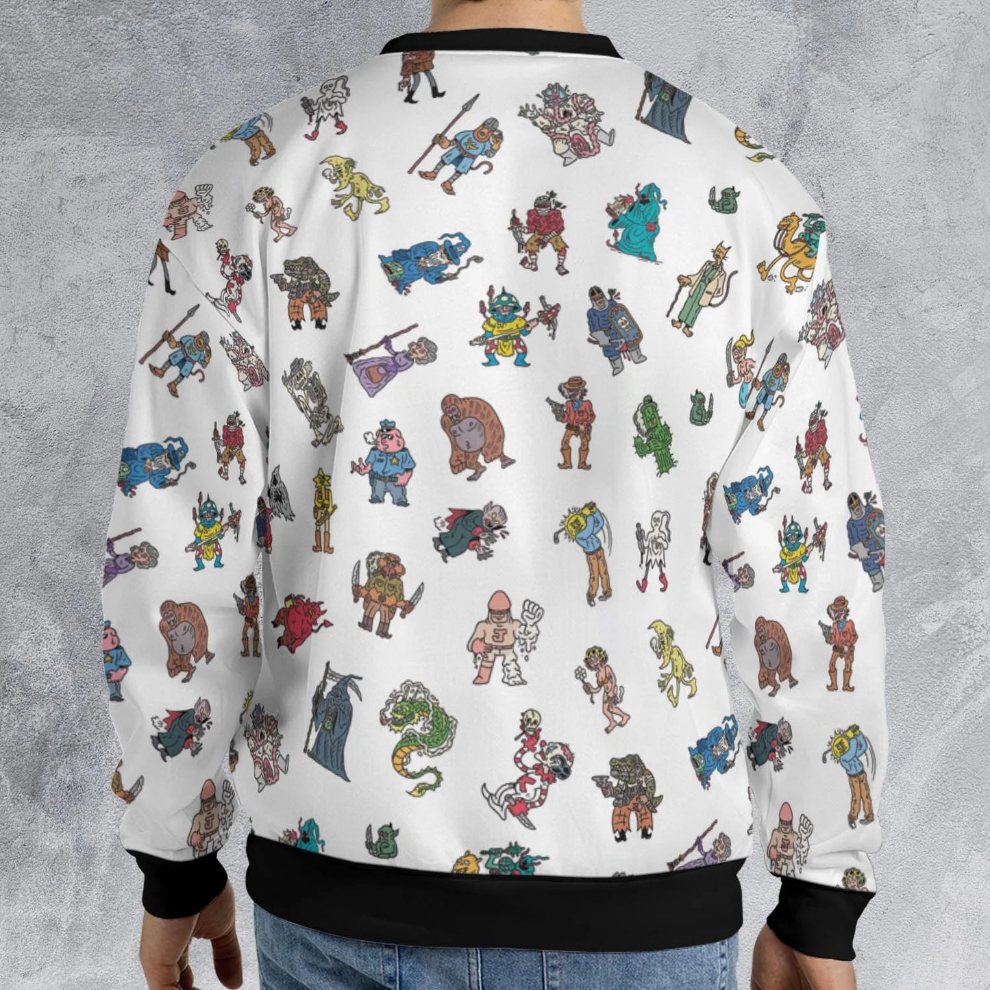 All-over Print Sweatshirt - 787JWWUT