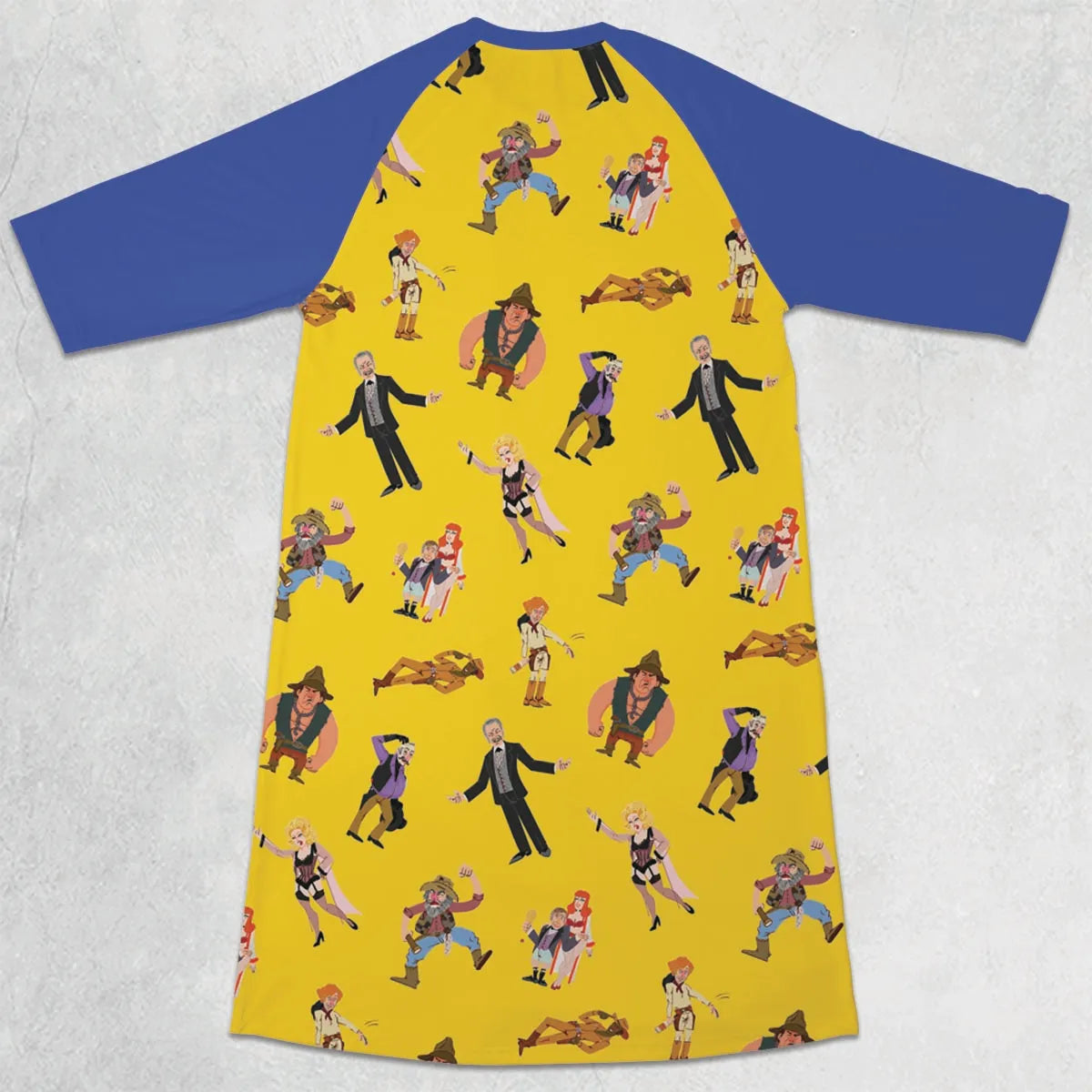 3/4 Sleeve Raglan Dress - TMAVPJ9M