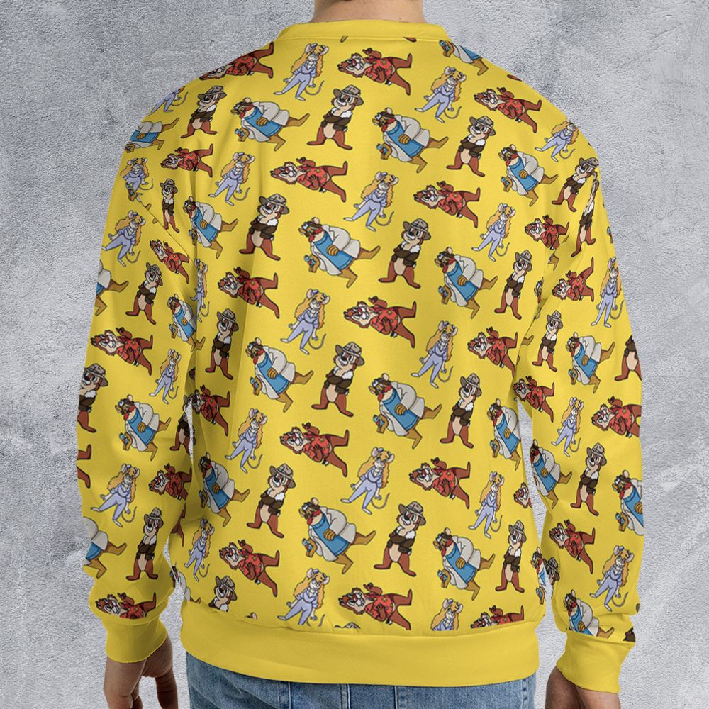 All-over Print Sweatshirt - WH2TDA1V - - 2