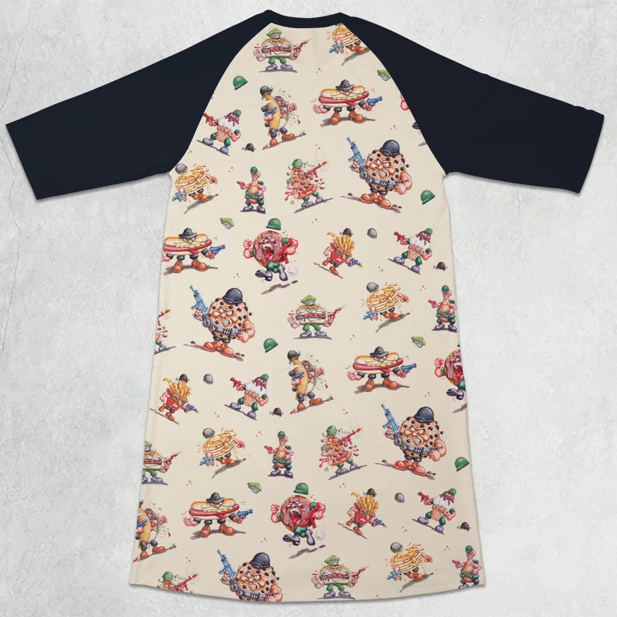 3/4 Sleeve Raglan Dress - R86A28X5