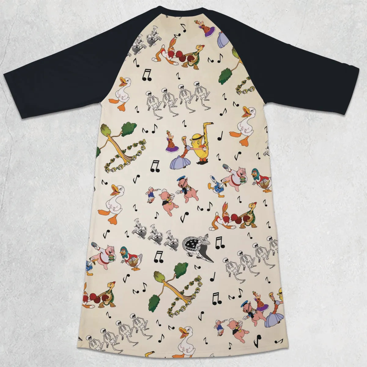 3/4 Sleeve Raglan Dress - 53YB4G6F