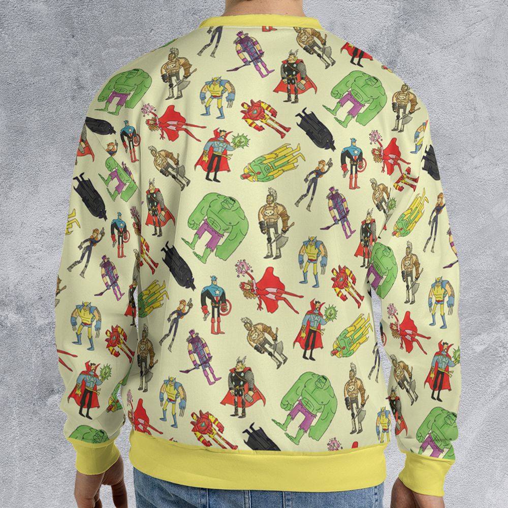 All-over Print Sweatshirt - 4Z878A5T - - 2