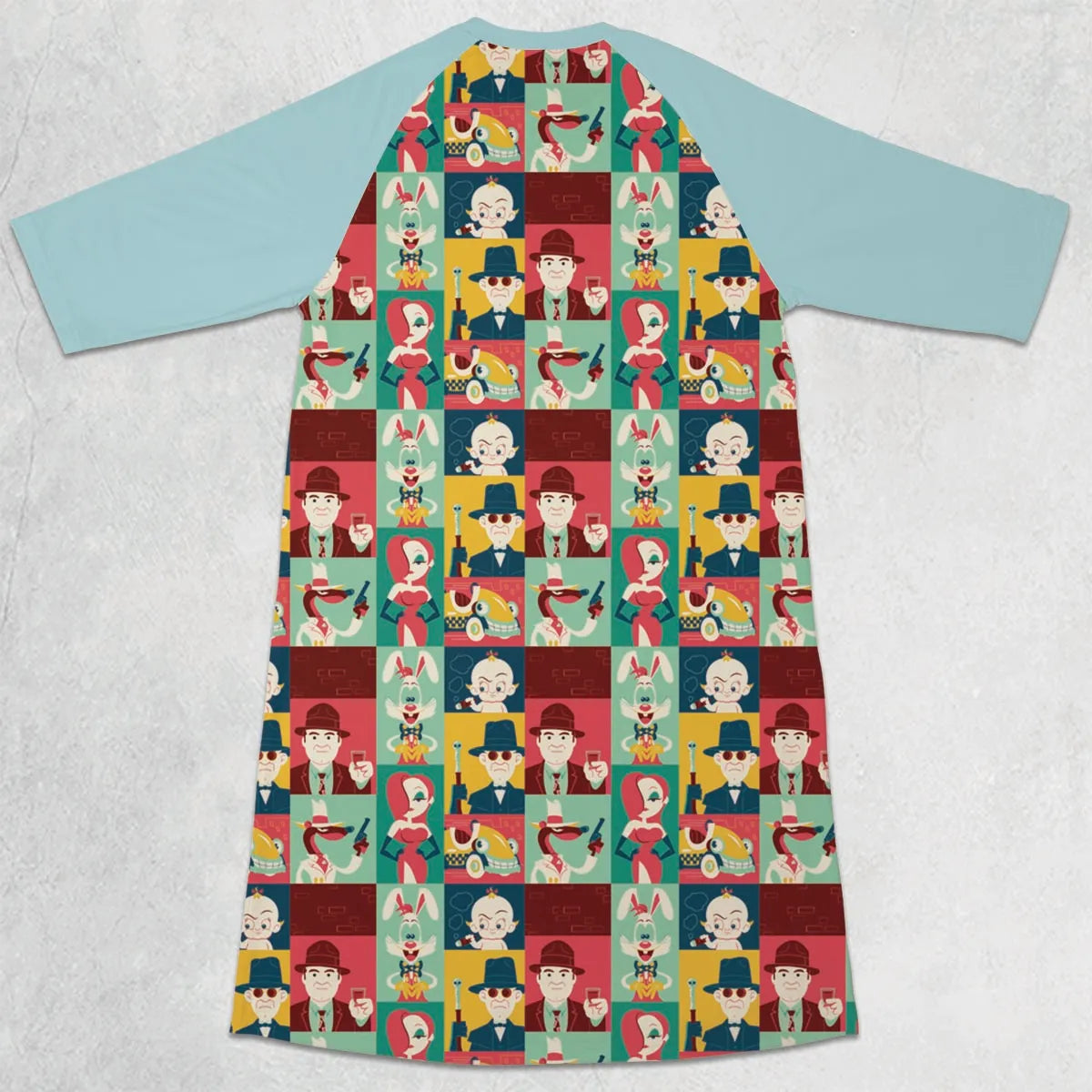 3/4 Sleeve Raglan Dress - ZFDFP4Z3