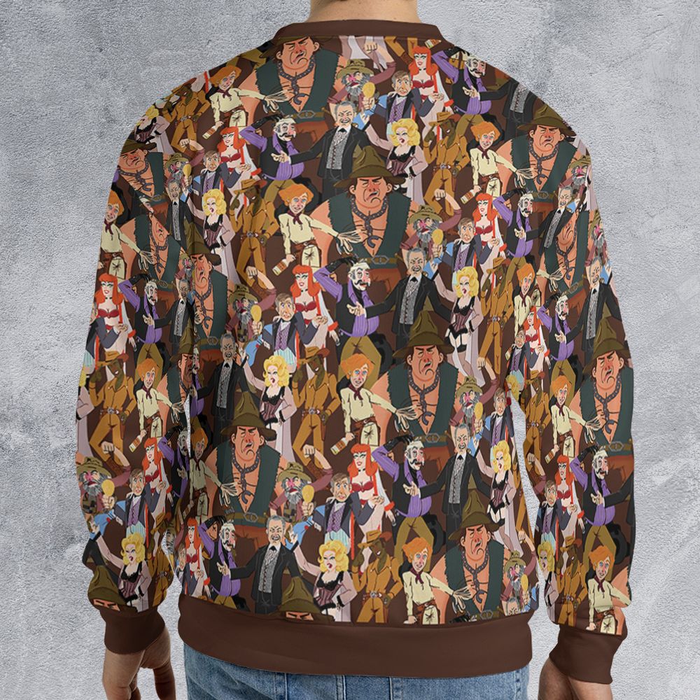 All-over Print Sweatshirt - GVV875T1 - - 2